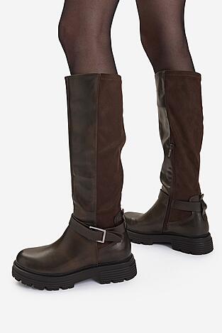 Kozačky Jenny CEO-WS6211-10 HNĚDÁ