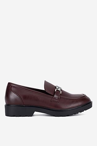 Mokasyn NINE WEST WFA3043-1A Bordowy