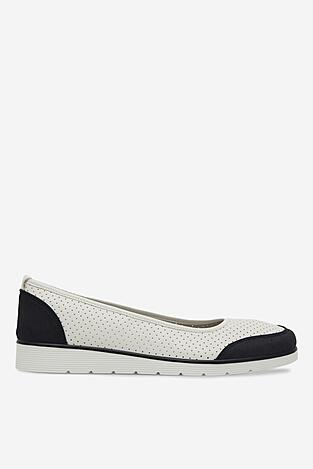 Baleriny Clara Barson WYL3650-1 Biały