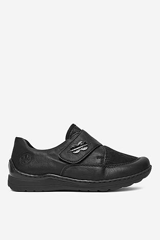 Polobotka Rieker 48954-00 ČERNÁ