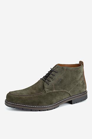 Šněrovací vyšší obuv Rieker 13700-54 KHAKI
