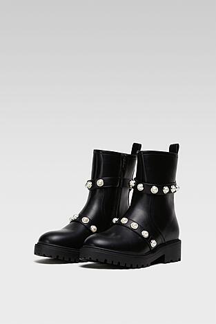 Botki DeeZee WS0903-01 Czarny