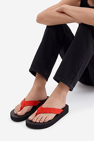 Klapki HUNTER CEO-ON2560 Czerwony