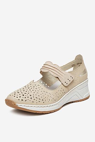 Baleriny Rieker CEO-N4382-60 Beżowy