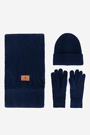 Férfi szett Beverly Hills Polo Club BHPC-MC-001-AW24 SÖTÉTKÉK