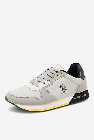 Tenisky U.S. POLO ASSN. NOBIL011M/CNH1 SVĚTLE ŠEDÁ