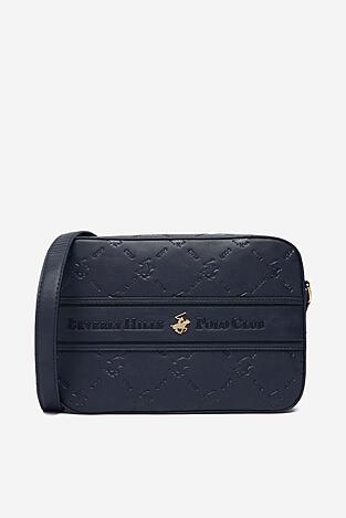 Torebka Beverly Hills Polo Club EO-BHPC-L-013-09 Granatowy