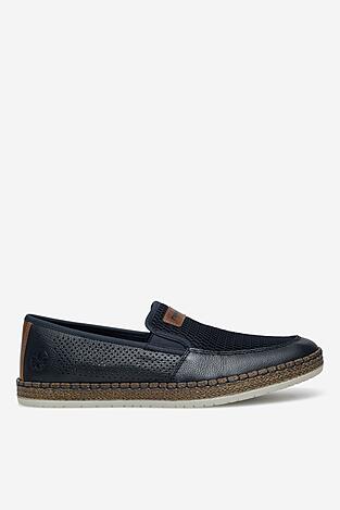 Espadryle Rieker B5271-14 Niebieski