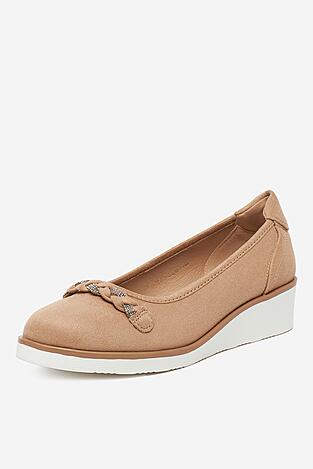 Baleriny Clara Barson WYL3395-7 Beżowy