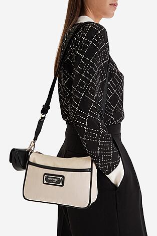 Дамска чанта NINE WEST CEO-MARISSE-LA374-4707 СЛОНОВА КОСТ