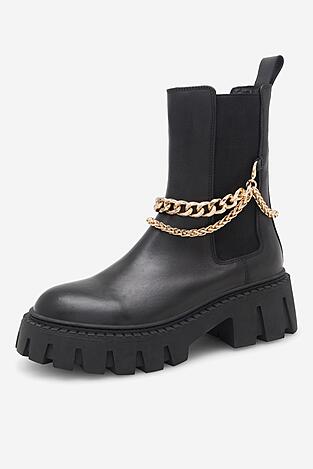 Ghete EVA MINGE GANDRA-8320-01-3 NEGRU