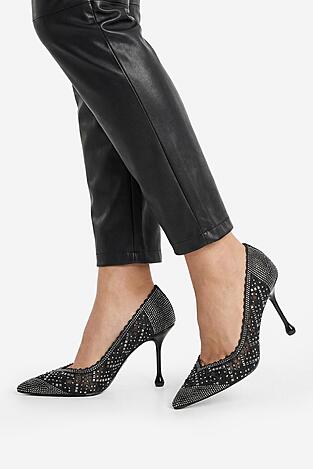 Czółenka EVA MINGE EO-AMY-1797-823 Czarny