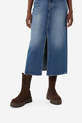 Bokacsizma G-STAR RAW EO-YASEMIN-70861S SÖTÉTBARNA