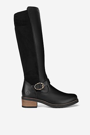 Kozaki Remonte D1A73-01 Czarny