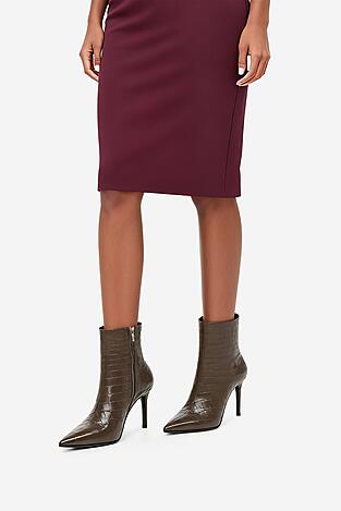 Botki EVA MINGE EO-DEMI-GLC6303-6-320 Brązowy ciemny