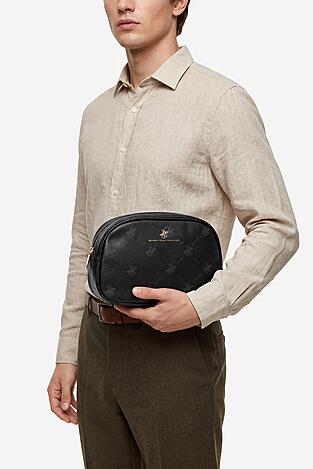 Kosmetyczka Beverly Hills Polo Club CEO-BHPC-U1-015-SS26 Czarny