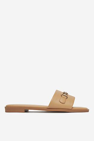Klapki NINE WEST 678322-84 Beżowy ciemny