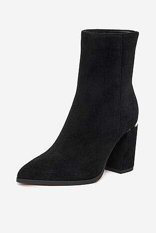 Členková topánka NINE WEST CEO-JASMIN-01 ČIERNA