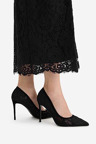 Czółenka EVA MINGE EO-LINA-01-01 Czarny