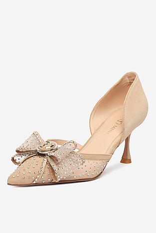 Czółenka EVA MINGE EO-AVA-78096-202 Beżowy