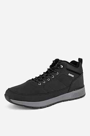 Šněrovací vyšší obuv Lanetti M-VS01543-11 ČERNÁ