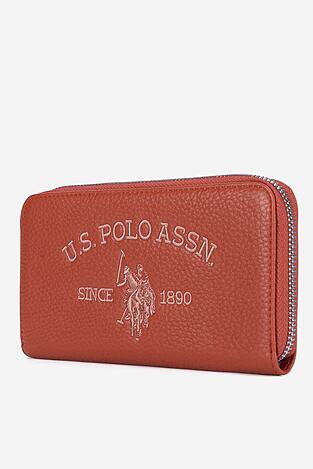 Portfel damski U.S. POLO ASSN. WIUXT8413WVP Miedziany