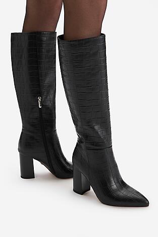 Kozaki NINE WEST CEO-RASHAAD-01 Czarny