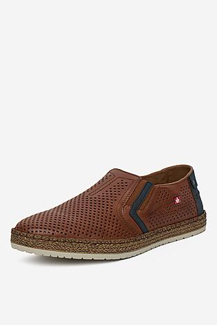Espadryle Rieker B5297-24 Brązowy