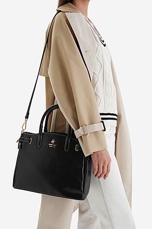 Torebka Beverly Hills Polo Club EO-BHPC-C-009-09 Czarny