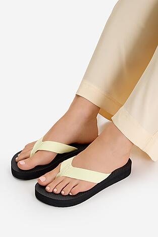 Klapki HUNTER CEO-ON2560 Żółty