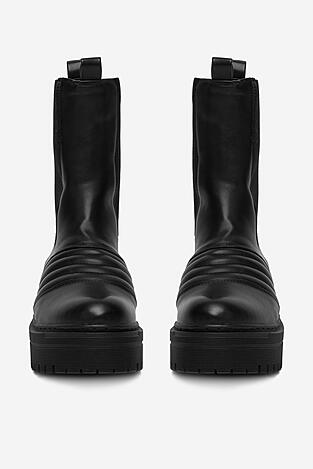 Ghete DeeZee 12888-5-BLACK PU NEGRU