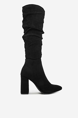 Csizma DeeZee SQ856-2-BLACK SU FEKETE