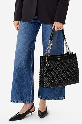Дамска чанта NINE WEST CEO-DAKOTA-II-LDA8007 ЧЕРЕН