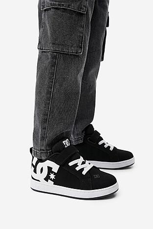 Obuwie sportowe DC Shoes EO-COURT GRAFFIK ELASTIC TODDLER DC02547002 Czarny