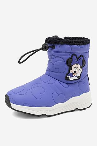 Vysoké šnurovacia topánky Mickey&Friends AW23-211DSTC FIALOVÁ