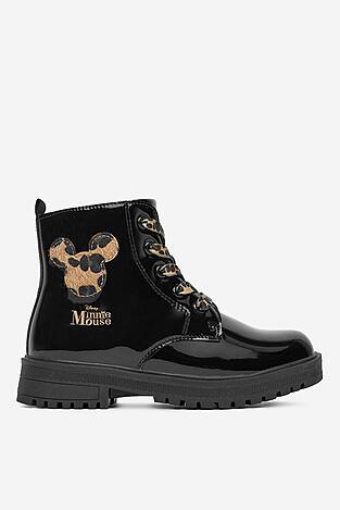 Šněrovací vyšší obuv Mickey&Friends CEO-CM-AW25-230DSTC ČERNÁ