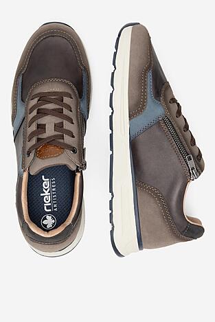Sneakers Rieker B0704-25 Brązowy