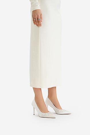 Körömcipő DeeZee CEO-CD24-205 KRÉMSZÍNŰ