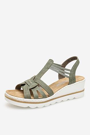 Szandál Rieker 67459-52 ZÖLD