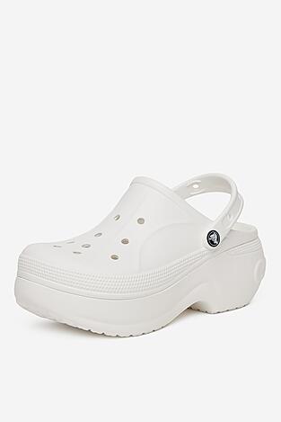 Plážové pantofle Crocs BELLA CLOG 210062-100 BÍLÁ
