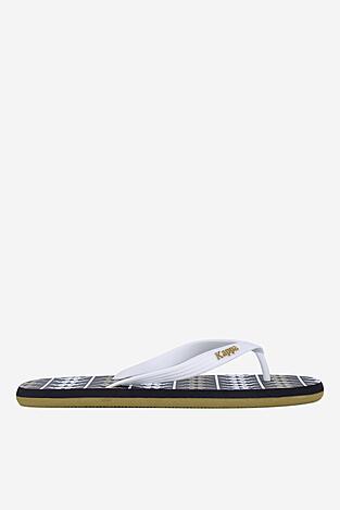 Uszodai papucs Kappa 371D2UW White - Black - Green Military MIX