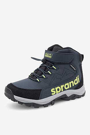 Vysoké šnurovacia topánky SPRANDI EARTH GEAR WINTER WAVE CP86-25067 TMAVOMODRÁ