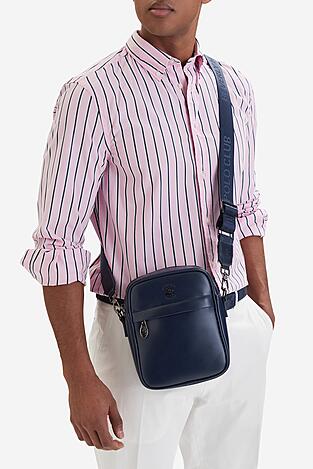 Torba męska Beverly Hills Polo Club CWBEO-BHPC-L-018-07 Granatowy