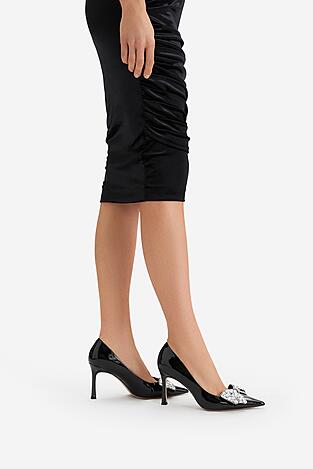 Czółenka EVA MINGE SARA-V1278-388-2 Czarny