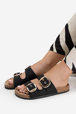 Klapki Jenny CEO-WS1128-52 Czarny