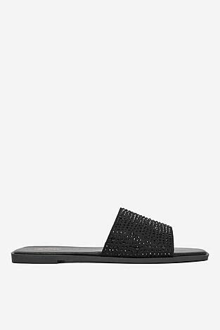 Klapki Jenny WFA2749-4 Czarny
