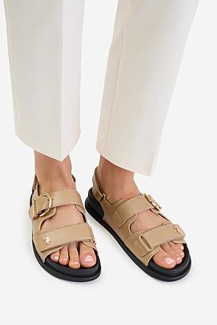 Sandały U.S. POLO ASSN. EO-EDITH001W/6Y1 Beżowy