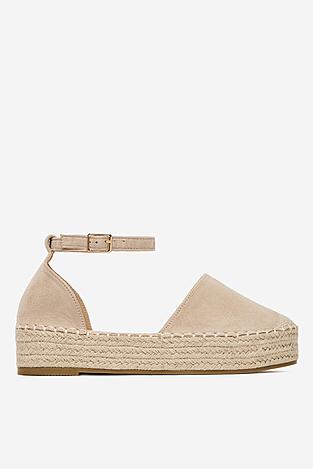 Espadrilky DeeZee WSS990-215 BÉŽOVÁ