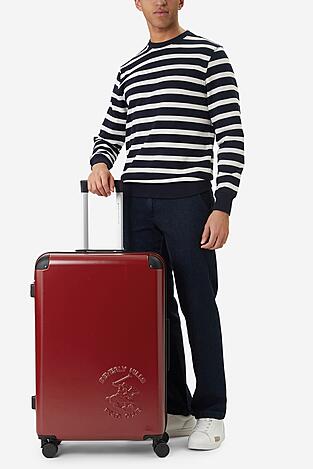 Walizka Beverly Hills Polo Club CEO-BHPC-L-010-09-RED Czerwony