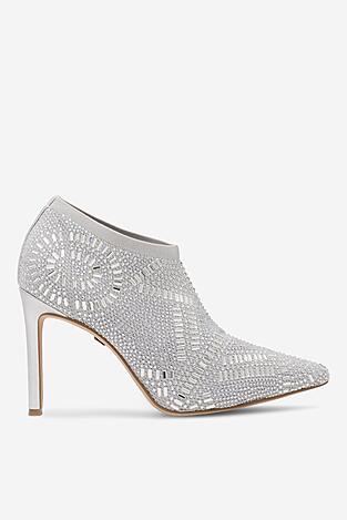 Botki NINE WEST MAJDY FF-1717 Srebrny